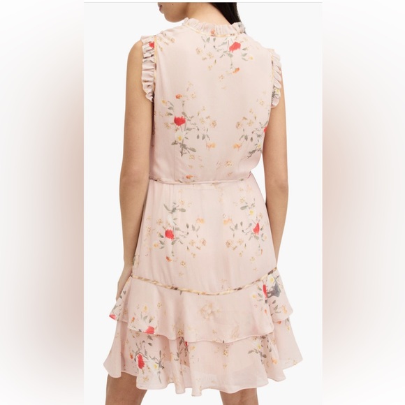 AllSaints Ari Kora Floral Print Wrap Dress - Picture 2 of 6